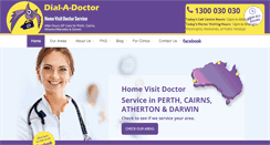 Desktop Screenshot of dial-a-doctor.com.au