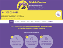 Tablet Screenshot of dial-a-doctor.com.au